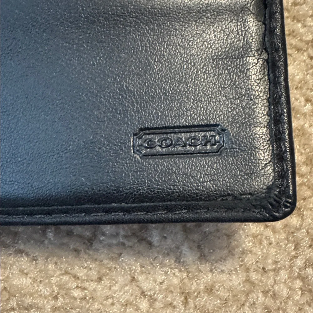 Coach Alexandra Black Leather Slim Envelope Wallet, GUC - Picture 3 of 9